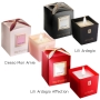 Świece sojowe JFenzi o zapachu perfum - zestaw 3 świec, Lili Ardagio, Lili Ardagio Affection, Desso Mon Amie