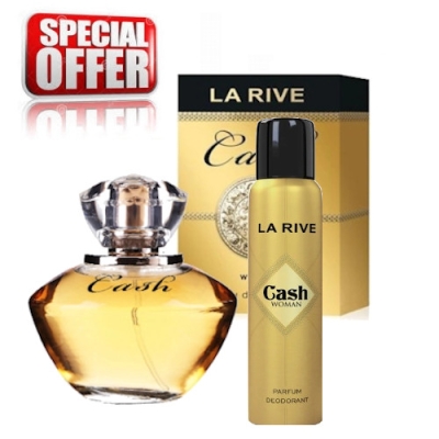 La Rive Cash for Woman - zestaw promocyjny, woda perfumowana, dezodorant