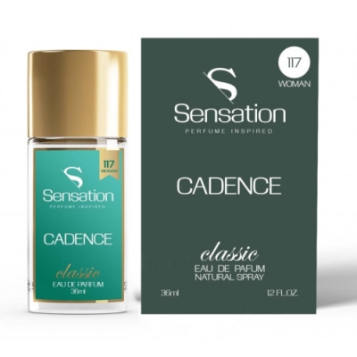 Sensation 117 Cadence - perfumy inspirowane zapachem Marc Jacobs Decadence, woda perfumowana 36 ml
