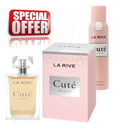 La Rive Cute - zestaw promocyjny, woda perfumowana, dezodorant