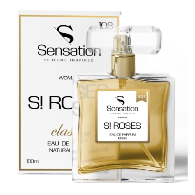 Sensation 108 S! Roses - perfumy inspirowane zapachem Armani Si Rose, woda perfumowana 100 ml