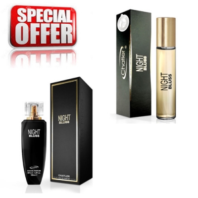 Chatler Bluss Night - woda perfumowana 100 ml + woda perfumowana 30 ml