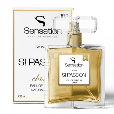 Sensation 183 S! Passion - perfumy inspirowane zapachem Armani Si Passione, woda perfumowana 100 ml