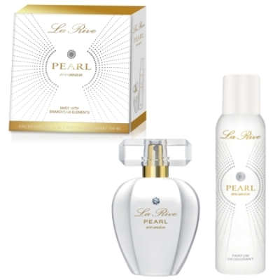 La Rive Pearl Women - zestaw, woda perfumowana, dezodorant