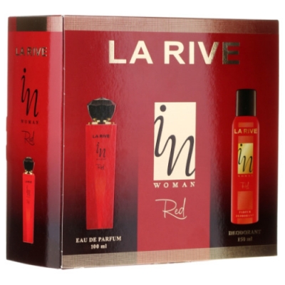 La Rive In Women Red - zestaw, woda perfumowana, dezodorant