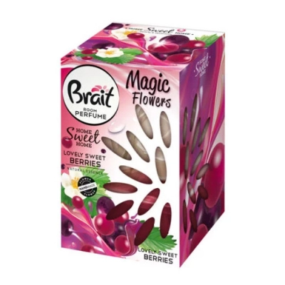 Brait Magic Flowers Lovely Sweet Berries - Odświeżacz powietrza, Kwiatek dekoracyjny, 75 ml