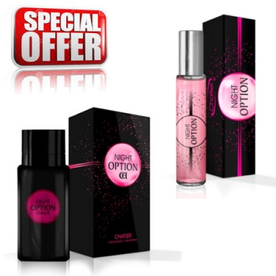 Chatler Option Night zestaw promocyjny, woda perfumowana 100 ml + woda perfumowana 30 ml