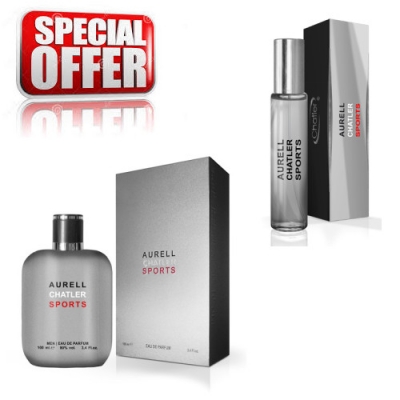 Chatler Aurell Sports - woda perfumowana 100 ml + woda perfumowana 30 ml