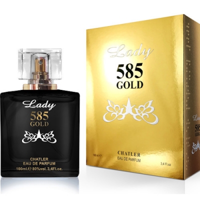 Chatler 585 Gold Lady - woda perfumowana 100 ml + woda perfumowana 30 ml