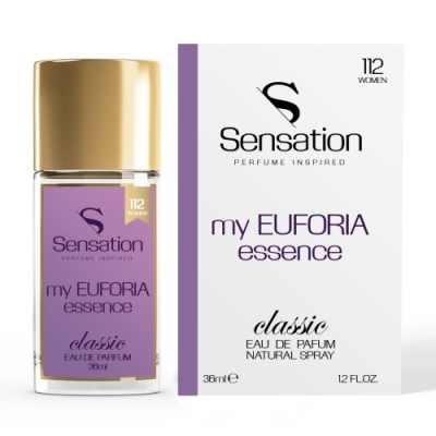 Sensation 112 My Euforia Essence - perfumy inspirowane zapachem Euphoria Essence, woda perfumowana 36 ml