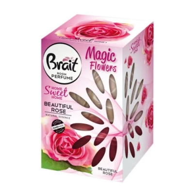 Brait Magic Flowers Beautiful Rose - Odświeżacz powietrza, Kwiatek dekoracyjny, 75 ml