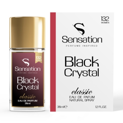 Sensation 132 Black Crystal - perfumy inspirowane zapachem Versace Crystal Noir, woda perfumowana 36 ml
