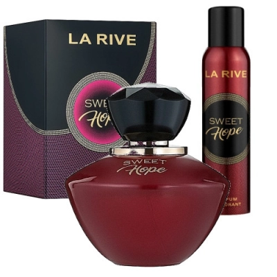 La Rive Sweet Hope - zestaw promocyjny, woda perfumowana, dezodorant