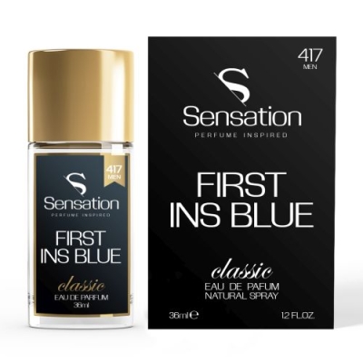 Sensation 417 First Ins Blue - perfumy inspirowane zapachem Abercrombie Fitch Fierce, woda perfumowana 36 ml