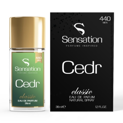 Sensation 440 Cedr - perfumy inspirowane zapachem Armani Eau de Cedre, woda perfumowana 36 ml