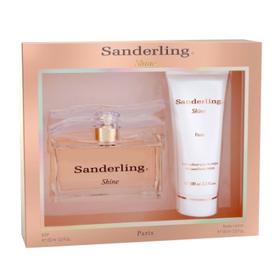 Paris Bleu Sanderling Shine - zestaw, woda perfumowana, balsam do ciała