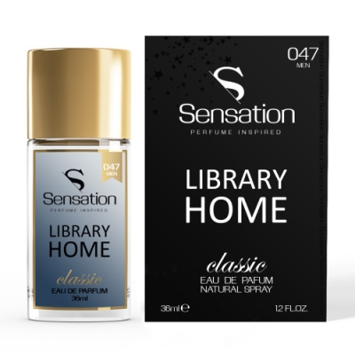 Sensation 047 Library Home - perfumy inspirowane zapachem YSL Libre Homme, woda perfumowana 36 ml