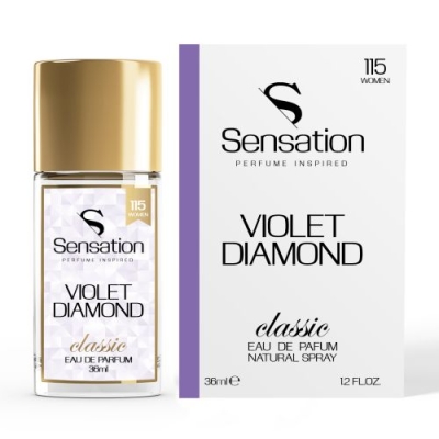 Sensation 115 Violet Diamond - perfumy inspirowane zapachem Armani Emporio Diamonds Violet, woda perfumowana 36 ml