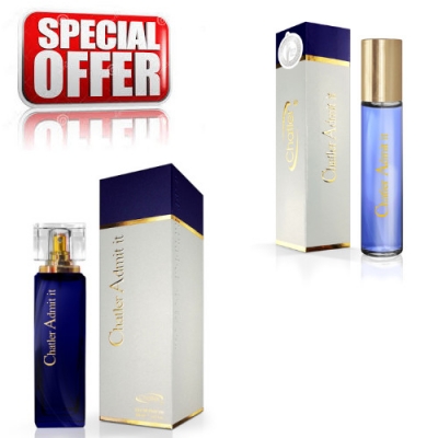 Chatler Admit it  - woda perfumowana 100 ml + woda perfumowana 30 ml