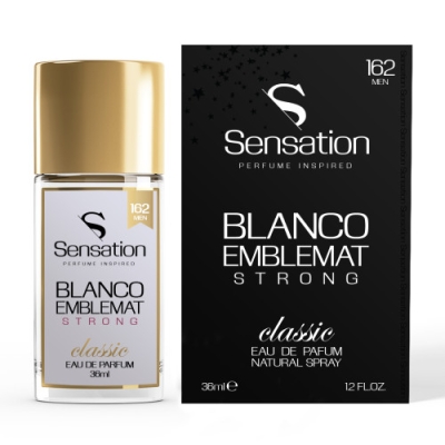 Sensation 162 Blanco Emblemat Strong - perfumy inspirowane zapachem Mont Blanc Emblem Intense, woda perfumowana 36 ml