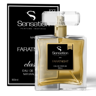 Sensation 127 Faratnight - perfumy inspirowane zapachem Dior Fahrenheit, woda perfumowana 100 ml