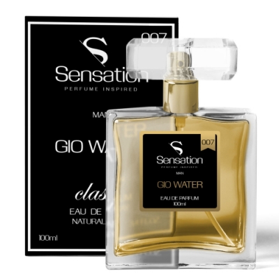 Sensation 007 Gio Water - perfumy inspirowane zapachem Armani Acqua di Gio, woda perfumowana 100 ml