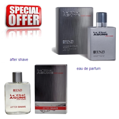 JFenzi Le Chel Asune Sport Homme - zestaw promocyjny, woda perfumowana, woda po goleniu
