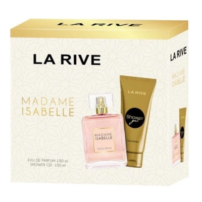Madame Isabelle La Rive - Zestaw. Woda perfumowana 100 ml, Żel pod prysznic 100 ml