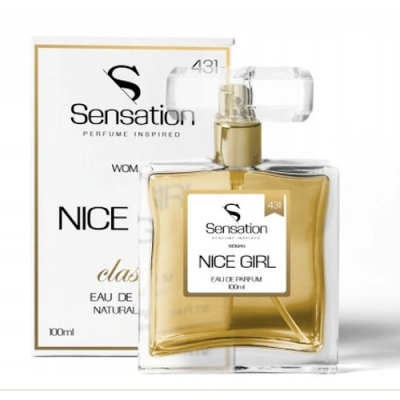 Sensation 431 Nice Girl - perfumy inspirowane zapachem Herrera Good Girl, woda perfumowana 100 ml