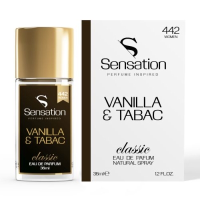 Sensation 442 Vanilla & Tabac - perfumy inspirowane zapachem Tom Ford Tobacco Vanille, woda perfumowana dla kobiet 36 ml