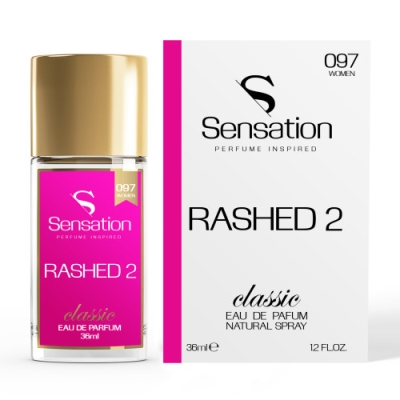 Sensation 097 Rashed 2 - perfumy inspirowane zapachem Gucci Rush 2, woda perfumowana 36 ml