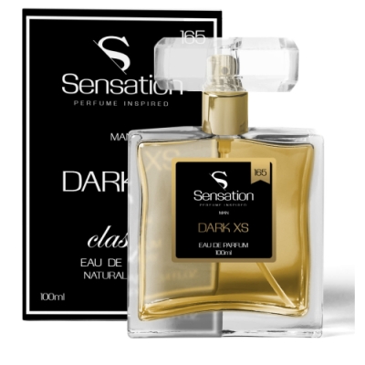 Sensation 165 Dark XS - perfumy inspirowane zapachem Paco Rabanne Black XS Him, woda perfumowana 100 ml