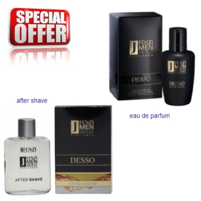 JFenzi Desso Gold Gentleman - zestaw promocyjny, woda perfumowana, woda po goleniu