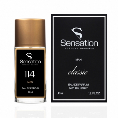 Sensation 114 - perfumy inspirowane zapachem Azzaro Chrome, woda perfumowana 36 ml