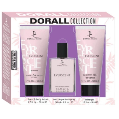 Dorall Ever Scent - zestaw, woda toaletowa, balsam do ciała, żel pod prysznic