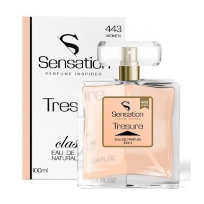 Sensation 443 Tresure - perfumy inspirowane zapachem Lancome Tresor, woda perfumowana 100 ml
