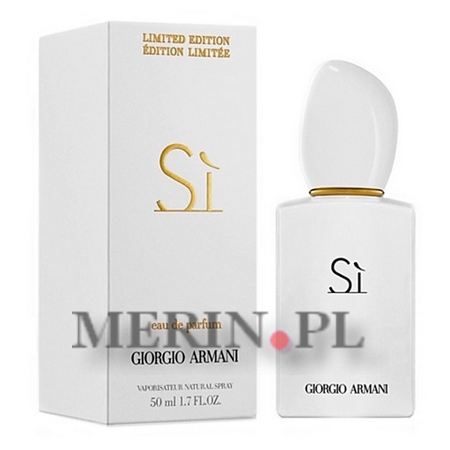 giorgio armani si white limited edition